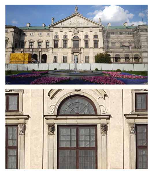 ISO 100, na górze: pełen kadr, na dole: powiększenie 100%