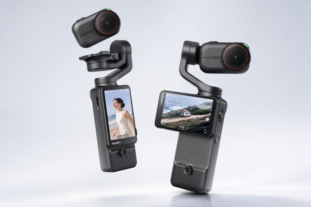 Hohem Eyepic - nadchodzi pierwszy gimbal z odłączaną kamerką. Mała rewolucja w segmencie wideo do social mediów