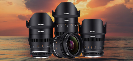 Samyang VDSLR MK2 - nowa generacja niedrogich, jasnych filmowych szkieł na początek