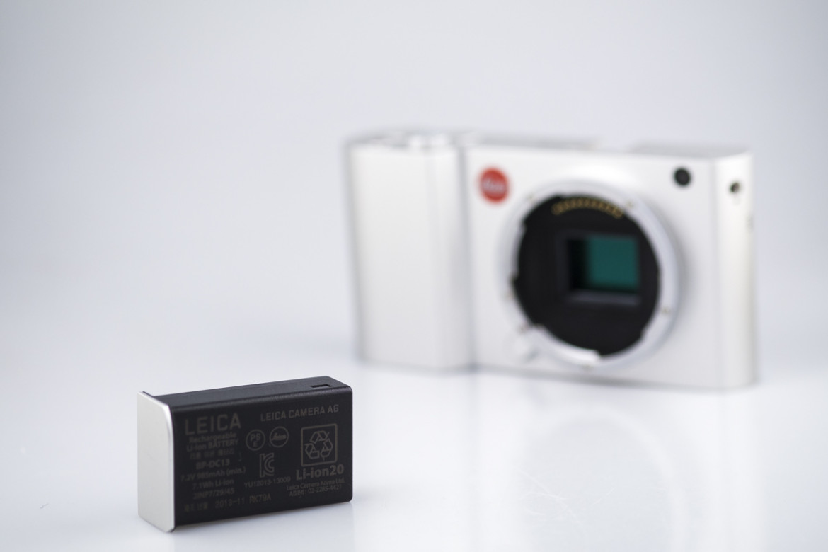 Leica T - parametry baterii