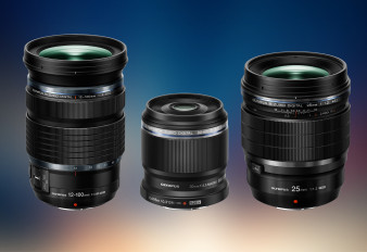 Nowe obiektywy M.Zuiko PRO - 12-100 mm f/4 IS , 25 mm f/1.2 i 30 mm f/3.5 Macro