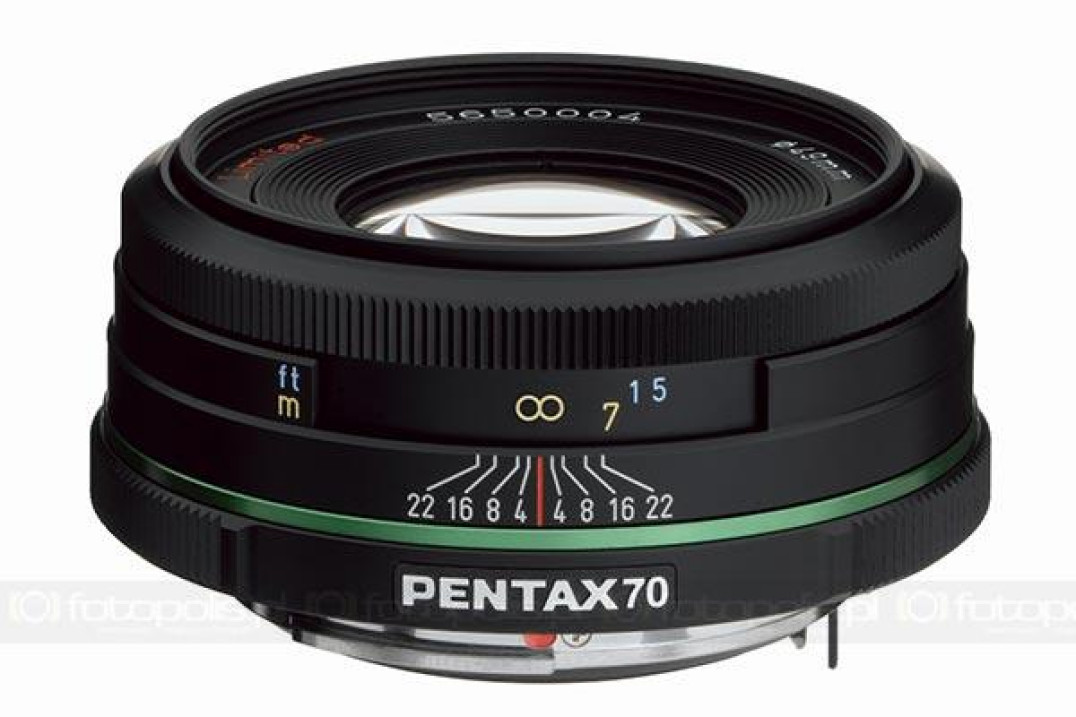 Pentax DA 70 mm F2.4 Limited - dane techniczne