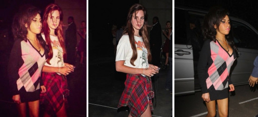 Zdjęcie z Laną Del Rey zostało wykonane w 2012 roku, z kolei fotografia Amy Winehouse w 2011 roku. Jednak finalny efekt fotomontażu wygląda bardzo realnie. 
