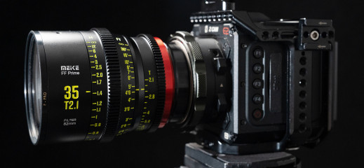 Meike 35 mm T2.1 FF Prime - niedrogi, pełnoklatkowy szerokokątny standard dla filmowców 