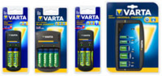 Cztery nowe ładowarki Varty