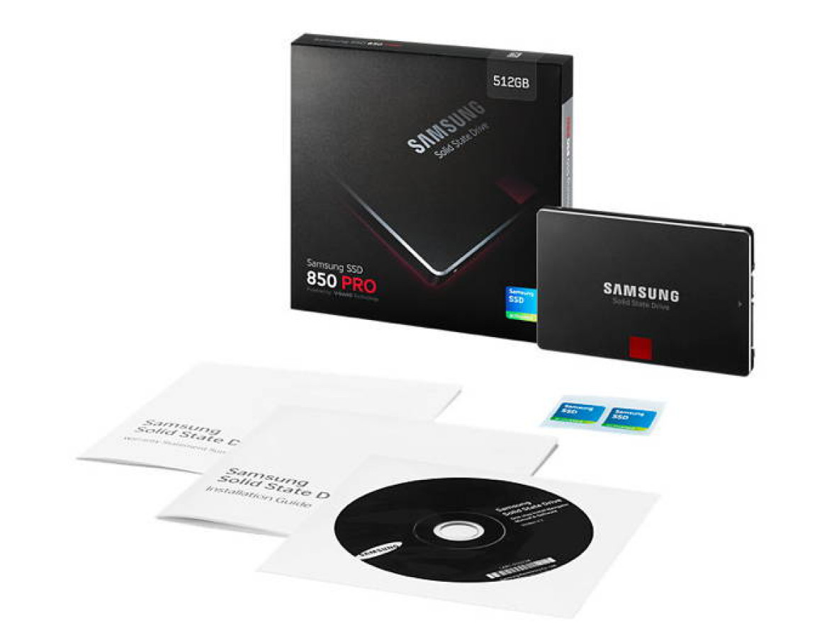 Samsung SSD 850 PRO - zestaw handlowy