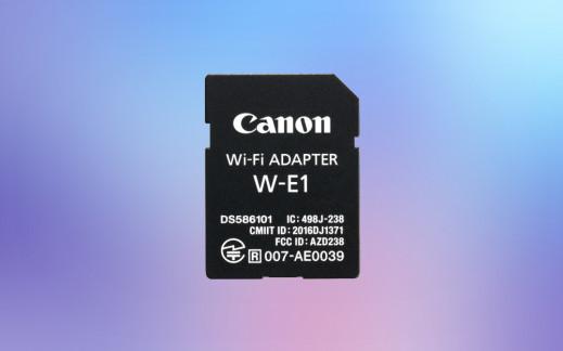 Canon Wi-Fi W-E1 - łączność bezprzewodowa dla EOS-a 7D II, 5DS i 5DS R