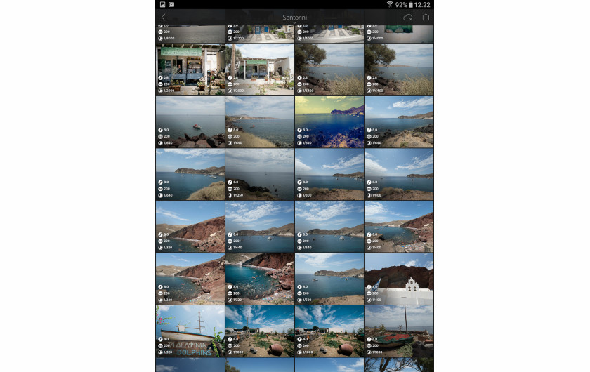 Adobe Lightroom Mobile - podgląd informacji