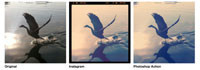 Instagram jako akcje Photoshopa