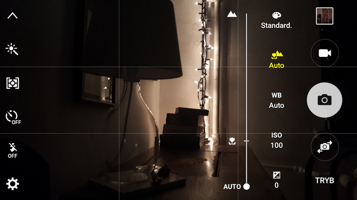 Aplikacja fotograficzna w Samsungu Galaxy S6