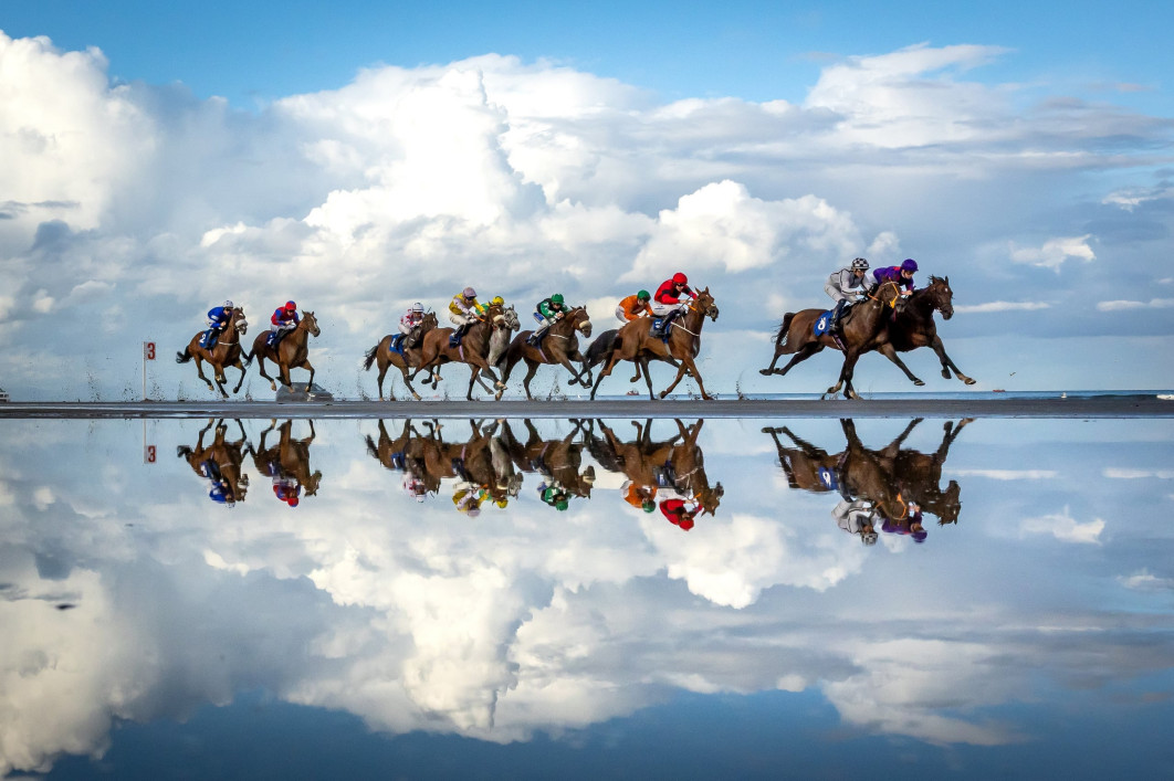 Fot. Morgan Treacy, "Equine Reflection", 1. miejsce w kat Equestrian / World Sports Photography Awards 2026