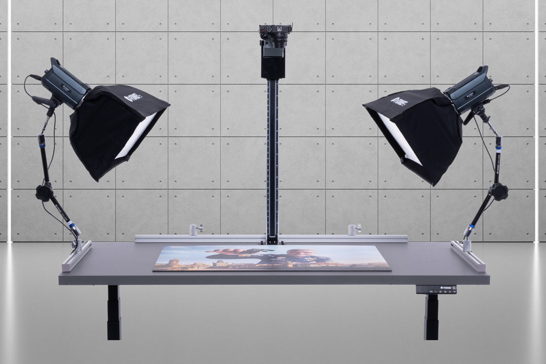 Repro Table Kit FOMEI - kompleksowe stanowisko FOMEI do profesjonalnej digitalizacji