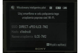 Sony A7R II - łączność bezprzewodowa