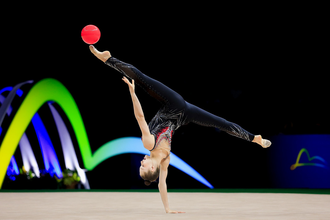 Fot. Buda Mendes, "Rhythmic Gymnastics World Championships, Rio de Janeiro 2025", 1. miejsce w kat. Gymnastics / World Sports Photography Awards 2026