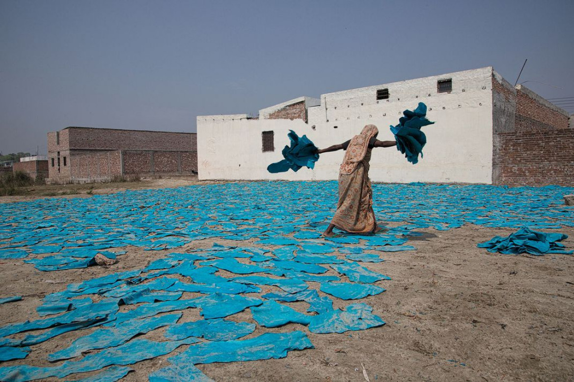 fot. Erberto Zani, "Leather Drying in Dhaka", finalista kategorii Travel
