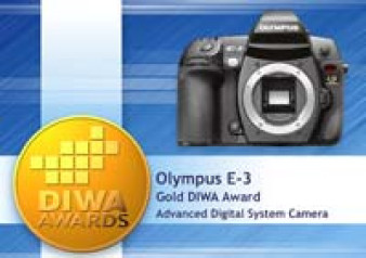 Profesjonalna lustrzanka Olympus E-3 otrzymuje Złoty Medal DIWA