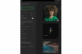 Adobe Lightroom Mobile - łączenie z Creative Cloud (tablet)