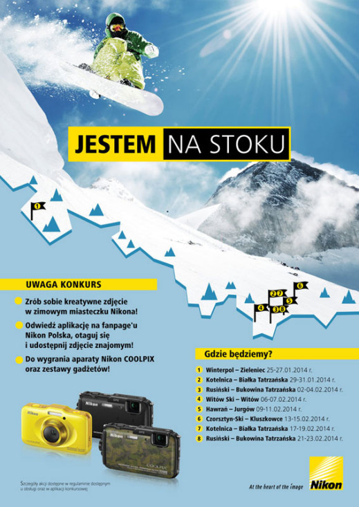 JESTEM NA STOKU: Moc zimowych atrakcji z Nikonem