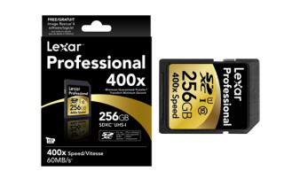 256 GB na karcie SDXC
