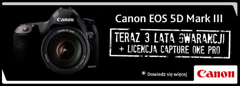 Canon EOS 5D Mark III - trzy lata gwarancji i licencja Capture One Pro