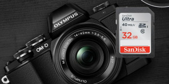 Szybka karta pamięci za 1 zł przy zakupie aparatu Olympus
