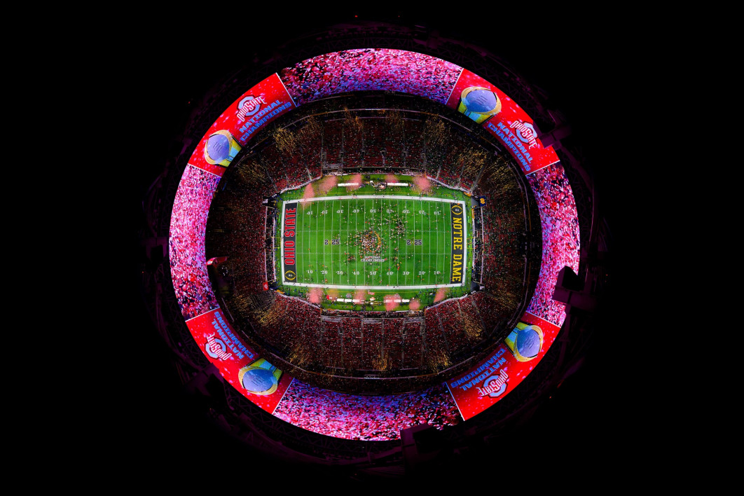 Fot. Andrew Hancock, "Championship View", 1. miejsce w  kat. Venues &amp; Views / World Sports Photography Awards 2026