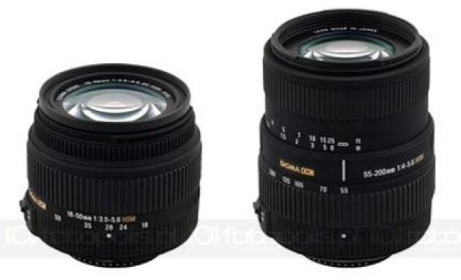  Standardowe zoomy Sigmy do Nikona D40/D40x