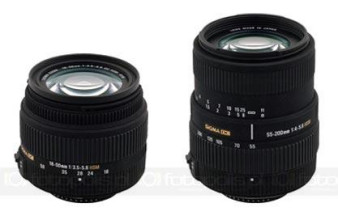Standardowe zoomy Sigmy do Nikona D40/D40x