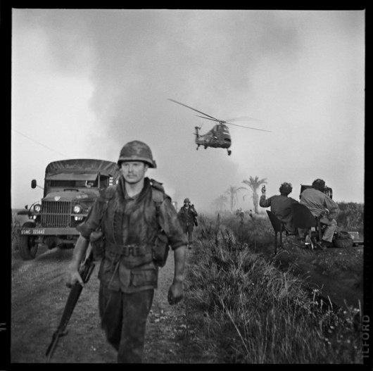 fot. Matthew Modine, z planu Full Metal Jacket, 1985-1986