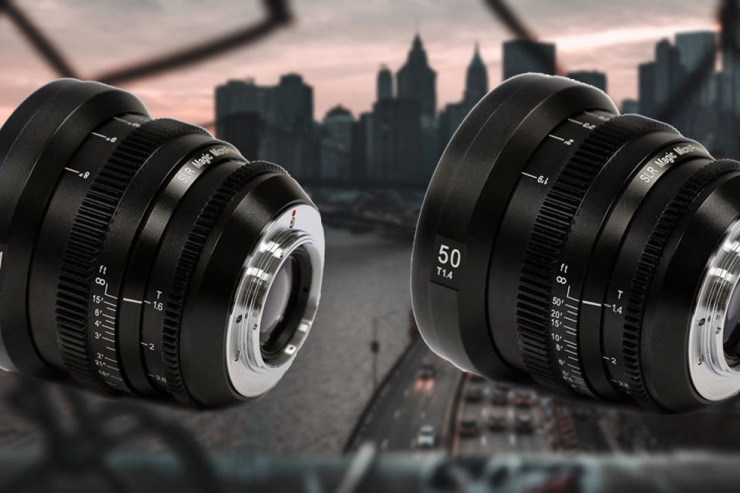 SLR Magic Micro Prime 21 mm T1.6 i 50 mm T1.4 - filmowe stałki do Mikro Cztery Trzecie