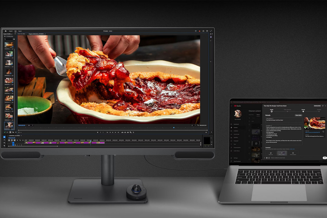 BenQ PV3200U - nowy monitor 4K do kompleksowej edycji wideo. Ma nawet specjalnie skalibrowane głośniki