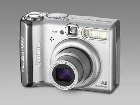 Canon PowerShot A520 - kolejny następca