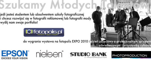 Konkurs "Młody talent fotografii reklamowej"