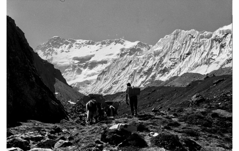 fot. Zbigniew Rubinowski, Droga na szczyt - Kangbaczen 7902 m n.p.m