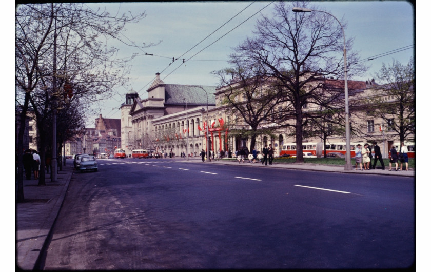 fot. John Reps / Cornell University Library, Krakowskie Przedmieście