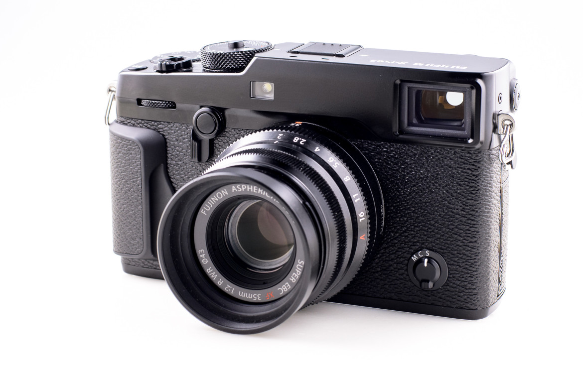 Fujifilm X-Pro2 z oniektywem Fujinon XF 35 mm F/2 R WR