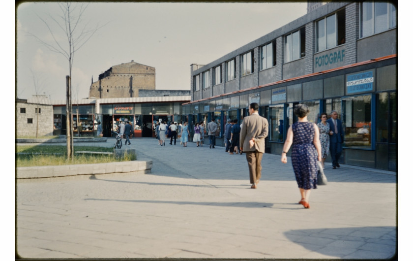 fot. John Reps / Cornell University Library, pawilony przy ul. Marszałkowskiej