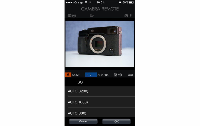 Aplikacja mobilna Fujifilm Camera Remote