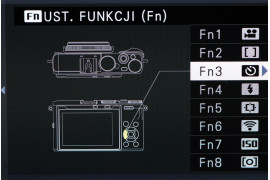 Własne funkcje możemy przypisać aż do 8 przycisków na obudowie aparatu Fujifilm X70