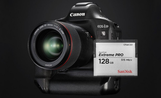 Problemy z Canonem EOS-1D X Mark II i kartami SanDisk CFast