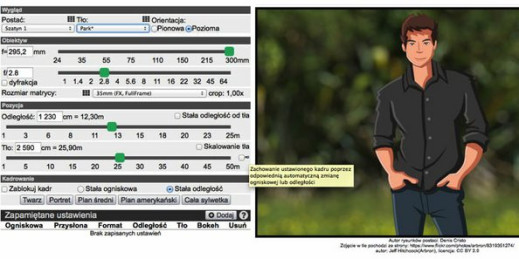 Kompleksowy kalkulator głębi ostrości autorstwa polskiego fotografa