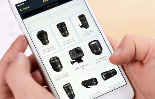 MyGearVault - uporządkuj i zabezpiecz sprzęt fotograficzny