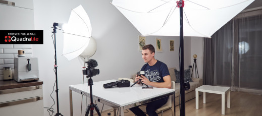 Quadralite LEDTuber: prosty sposób na ministudio dla vlogera