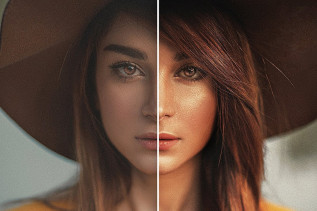 Zobacz, jak dodać skórze złoty blask w Adobe Photoshop