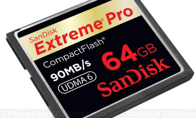 SanDisk CompactFlash Extreme Pro - zapis do 90 MB/s i praca w trudnych warunkach