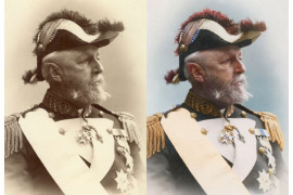 Oscar II, King of Sweden and Norway, 1880. Źródło: http://www.webburgr.com