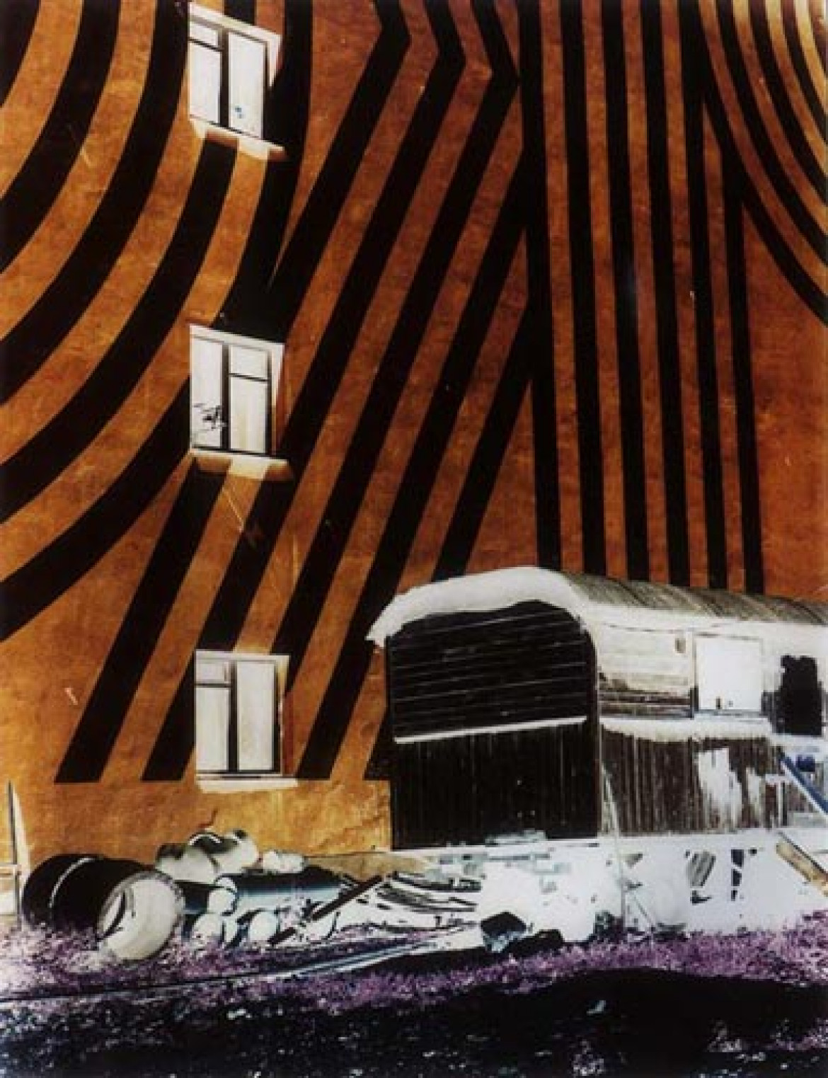 Edward Hartwig "Dziwny Sen" (Strange dream), 1996, negatyw, 38,5 x 30 cm 
wystawa "Fotografia", Galeria Bayer, Warszawa
