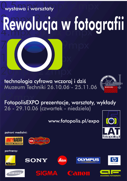 FotopolisEXPO 2006 - nowości fotograficzne w teorii i praktyce