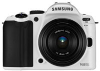 Limitowany biały Samsung NX10