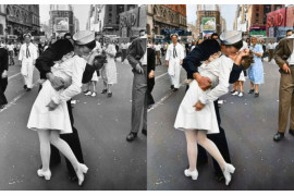 Kissing the War Goodbye, 1945. Źródło: http://www.webburgr.com